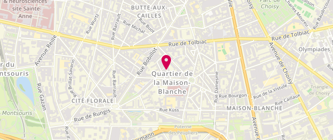 Plan de COURTY Baptiste, 15 Passage Trubert Bellier, 75013 Paris