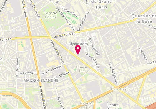 Plan de HI Lao, 50 Rue du Disque, 75013 Paris