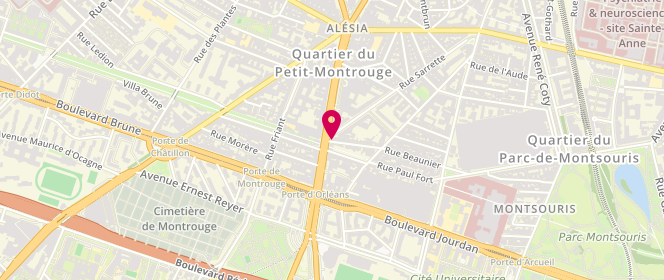 Plan de BAGOT Jean Luc, 111 Avenue du General Leclerc, 75014 Paris