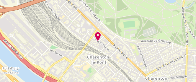 Plan de BISMUTH Serge, 31 Rue de Verdun, 94220 Charenton-le-Pont
