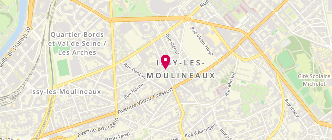 Plan de BOULAN-PREDSEIL Pauline, 9 Rue Hoche, 92130 Issy-les-Moulineaux