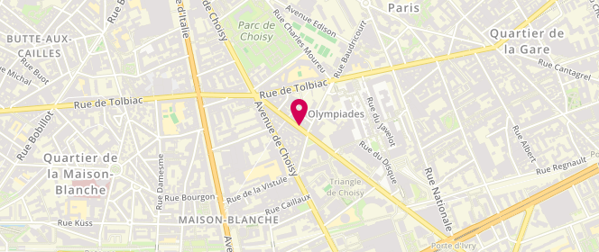Plan de SOULIE Murielle, 90 Avenue d'Ivry, 75013 Paris