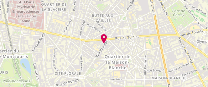 Plan de MARCHAND Guillaume, 58 Rue Bobillot, 75013 Paris