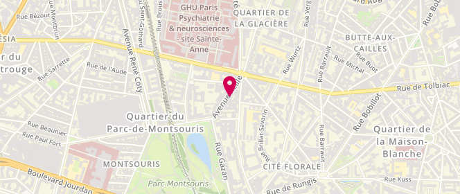 Plan de NGUYEN Ly, 9 Avenue Reille, 75014 Paris