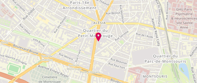 Plan de MURAT Mickaël, 97 Avenue du Général Leclerc, 75014 Paris