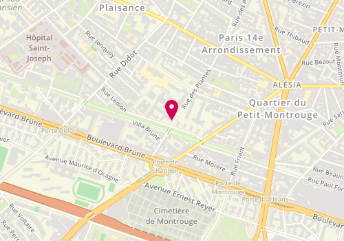 Plan de PALIS Guillaume, 68 Rue des Plantes, 75014 Paris