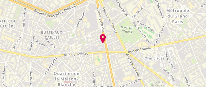 Plan de TOUBOUL Julien, 68 Avenue d'Italie, 75013 Paris