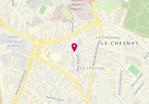 Plan de LORTHOLARY-NGUYEN Christine, 15 Rue Pottier, 78150 Le Chesnay-Rocquencourt