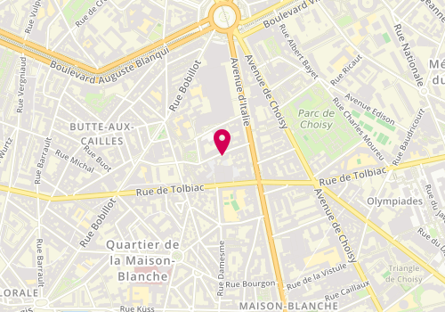 Plan de REVILLON Philippe, 21 Rue du Moulinet, 75013 Paris