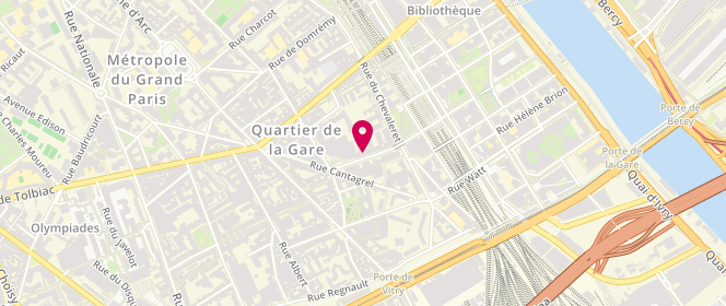 Plan de LÉVY Sydney, 68 Rue des Grands Moulins, 75013 Paris