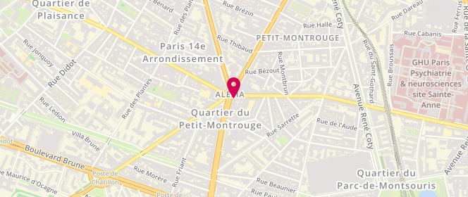 Plan de MIRALLES Marie Pierre, 79 Avenue du Général Leclerc, 75014 Paris