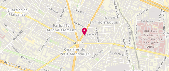 Plan de MARROU Karine, Avenue du General Leclerc, 75014 Paris