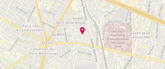 Plan de CHEMIN Benoît, 74 Rue de la Tombe Issoire, 75014 Paris