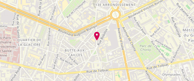 Plan de CADET Bernard, 23 Rue du Moulin des Pres, 75013 Paris