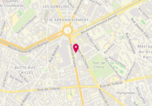 Plan de FLORIN Marie, 17 Avenue d'Italie, 75013 Paris