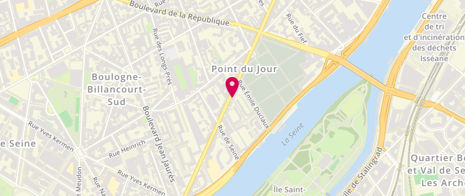 Plan de CHAABANE Fadoua, 34 Avenue Pierre Grenier, 92100 Boulogne-Billancourt