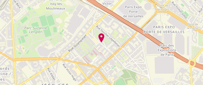 Plan de BONNY Guillaume, 25 Rue Séverine, 92130 Issy-les-Moulineaux