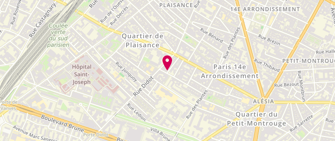 Plan de HOANG-XUAN Dieu, 16 Rue Furtado Heine, 75014 Paris