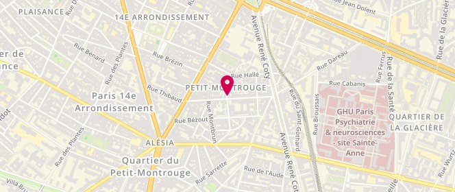 Plan de ROUIMI Fabien, 53 Rue Halle, 75014 Paris