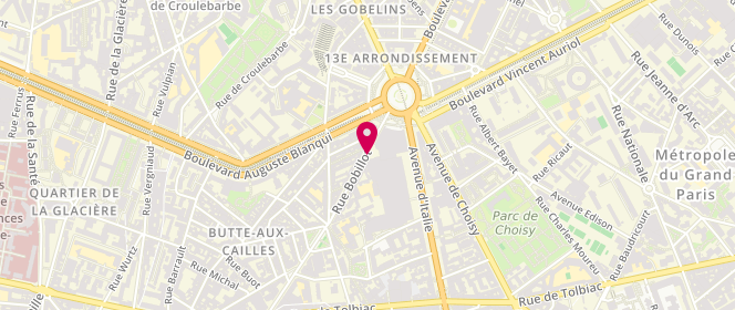 Plan de MOLIS Christine, 17 Rue Bobillot, 75013 Paris