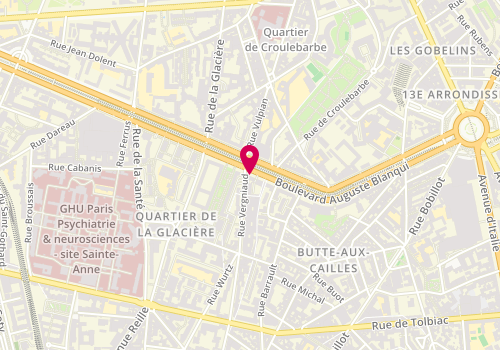 Plan de ZIZICAS-RAFENBERG Marie-Eugénie, 99 Boulevard Auguste Blanqui, 75013 Paris