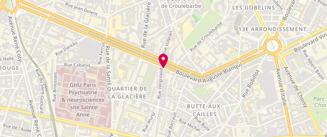 Plan de ILL Patrick, 99 Boulevard Auguste Blanqui, 75013 Paris