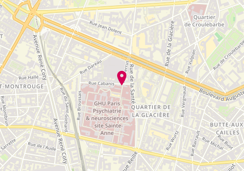 Plan de GAUTRELET Léonard, 1 Rue Cabanis, 75014 Paris
