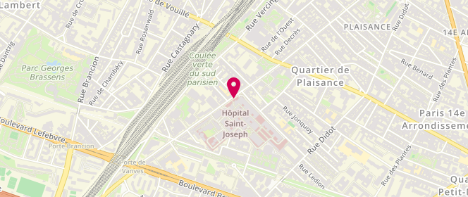 Plan de MALLART-RIANCHO Rémi, 167 Rue Raymond Losserand, 75014 Paris
