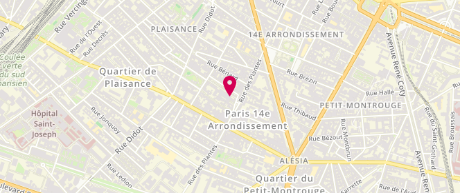 Plan de BERLET Sabine, 5 Rue Olivier Noyer, 75014 Paris