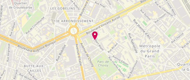 Plan de CHARTOL Eric, 11 Rue Albert Bayet, 75013 Paris