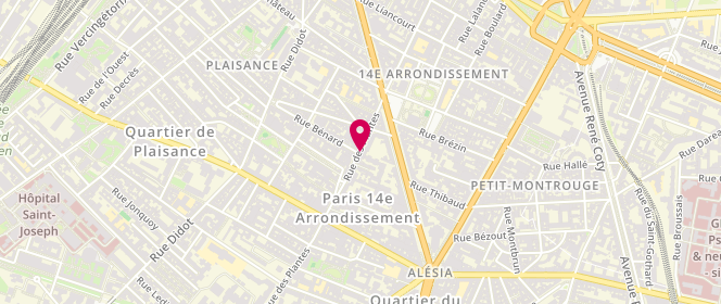 Plan de BOTTE Christine, 13 Rue des Plantes, 75014 Paris
