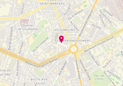 Plan de JONEMANN Didier, 10 Avenue de la Soeur Rosalie, 75013 Paris