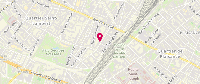 Plan de KHOURI Rida, 64 Rue Labrouste, 75015 Paris