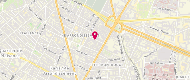 Plan de HALITIM Fairouz, 9 Rue Ernest Cresson, 75014 Paris
