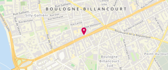 Plan de DESPORTES Vianney, 38 Avenue du Général Leclerc, 92100 Boulogne-Billancourt