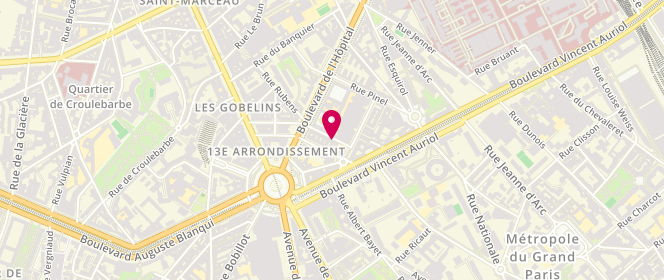 Plan de BONTE Isabelle, 7 Rue Edouard Manet, 75013 Paris