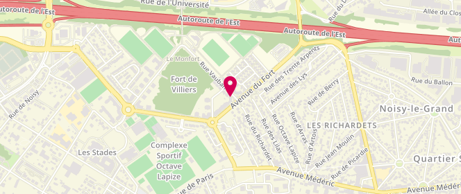 Plan de VIALATTE Antoine, 1 Rue Vauban, 93160 Noisy-le-Grand