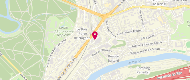 Plan de QUEREL Daphné, Avenue Watteau, 94130 Nogent-sur-Marne
