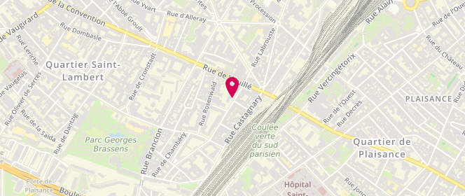 Plan de BARRE-AUDENET Amélie, 54 Rue Labrouste, 75015 Paris
