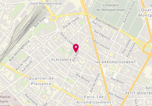 Plan de ROUDI Mohamed, 4 Rue Didot, 75014 Paris
