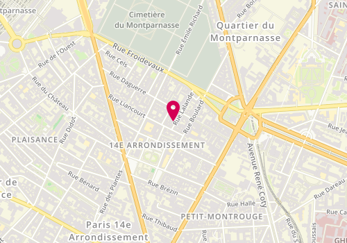 Plan de SAIRE Yannick, 22 Rue Lalande, 75014 Paris