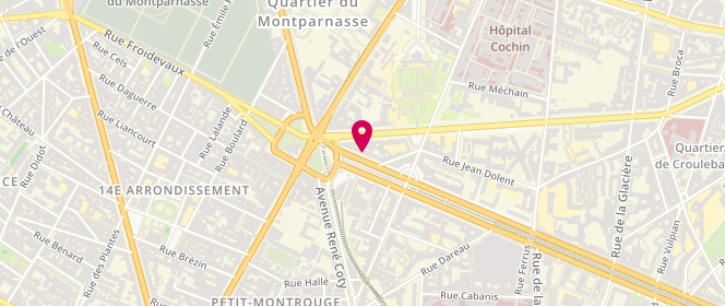 Plan de MORIN Ludovic, 54 Boulevard Saint Jacques, 75014 Paris