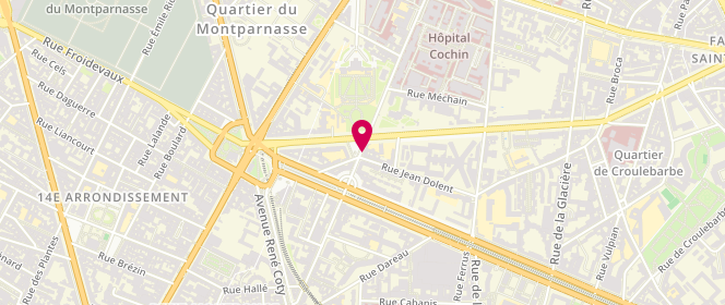 Plan de BLAYO Anouk, 77 Rue du Faubourg Saint Jacques, 75014 Paris