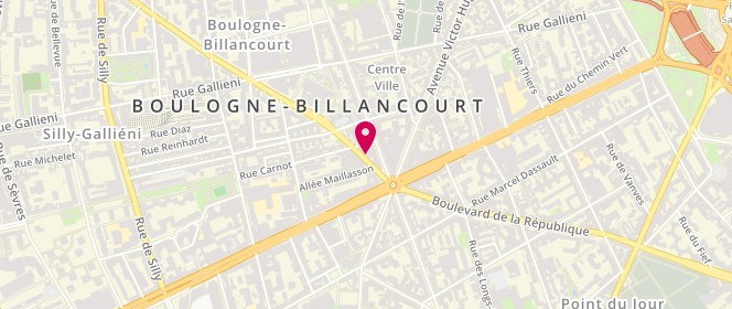 Plan de MORAND Frédéric, 12 Avenue André Morizet, 92100 Boulogne-Billancourt