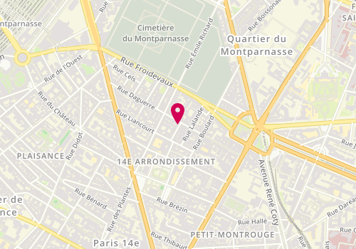 Plan de MARCHADIER Jean Michel, 2 Rue Danville, 75014 Paris