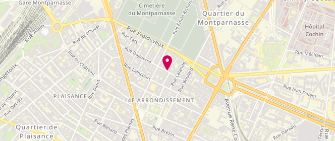 Plan de MULATIER Gilles, 48 Rue Daguerre, 75014 Paris