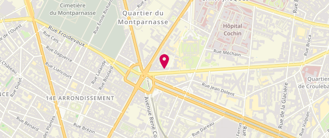 Plan de CHAMPEY Julien, 104 Boulevard Arago, 75014 Paris