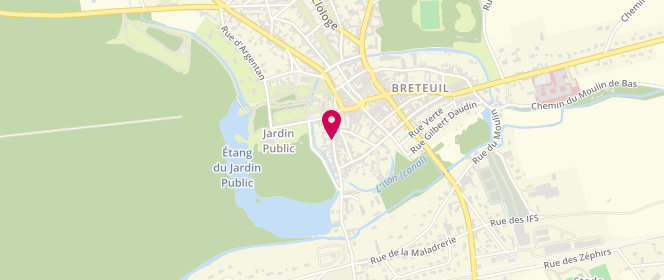 Plan de WURSTHORN Marc, 105 Rue du Docteur Lahaye, 27160 Breteuil