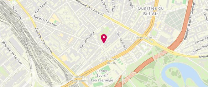 Plan de ABOU CHAKRA Laure, 52 Avenue du Gal Michel Bizot, 75012 Paris