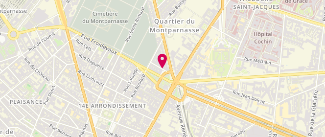 Plan de MEAU François, 4 Rue Victor Considérant, 75014 Paris